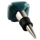 Solid Forest Green Square Ceramic Wine Stopper